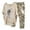 Khaki, variant on lcziwo Camo 2 Piece Outfits for Plus size Women Summer Cotton Linen T Shirts and Camouflage Pants Two Piece Lounge Sets Comfy Tracksuit Suits 2024 Black,XXL