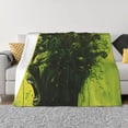 thumbnail image 1 of Fotbe Screaming Horror Art Manta de Franela con Estampado, Manta Ultrasuave para Cama, Sofá, Auto, Hipoalergénica y Antibolitas-50"x40", 1 of 6