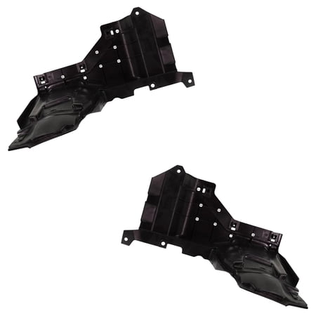 OEM Grade Engine Splash Shield Compatible with 2016-2022 Honda Hr-V 1.8L 4-Cyl Right And Left Plastic OEM 74115T7JH00 Under Engine Undercarriage Protection Road Debris Shield Direct Fit