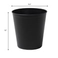 thumbnail image 7 of happimess Remi Modern Classic Textured Steel 2-Gallon Wastebasket, Matte Black, HPM1112A, 7 of 7