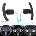 thumbnail image 1 of carbon fiber Pair of Steering Wheel Shift Paddle Carbon Fiber Magnetic Shifter Paddle Universal Steering Wheel Carbon Fiber, 1 of 5