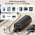 thumbnail image 4 of “PADJYYUSZ” P8 100W Portable Power Bank with AC Outlet - 27000mAh/98Wh, 65W PD Fast Charging, Laptop Power Bank for MacBook, HP, Notebooks, Camping, Travel & Emergency Use, 4 of 9