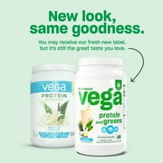Vega Plant Protein & Greens Powder, Berry, 20g Protein, 1 Lb