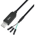 thumbnail image 1 of DTECH 3ft 3.3V FTDI USB to TTL Serial Adapter Debug Cable TX RX Signal 3 Pin Female Socket FT232RL Chip for Windows 10, 1 of 5
