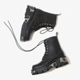 thumbnail image 3 of Women's Punk Style Ankle Bike Wool Platform Shoe, 3 of 5