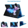 thumbnail image 5 of Allytech iPad 10.2 7th Generation Cases Covers, PU Leather Folio Flip Kickstand Auto Sleep Wake Protection Scratch Resistant Cards Slots Pencil Holder Case Cover for Apple iPad 10.2", Butterfly, 5 of 7