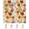 thumbnail image 5 of Thanksgiving Bed Skirt Queen Size 18 Inch Drop, Maple Leaf Foliage Vintage Plant Texture Wrap Around Dust Ruffle Bedskirts, Wrinkle & Fade Resistant Easy Fit Bedskirt with Adjustable Elastic, 5 of 8