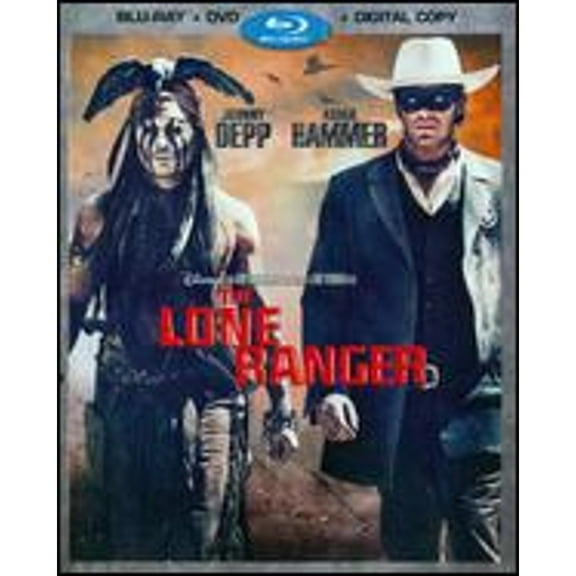 Pre-Owned The Lone Ranger [2 Discs] [Blu-ray/DVD] (Blu-Ray 0786936836370) directed by Gore Verbinski