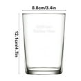 thumbnail image 3 of Binmer Transparent Glass Coffee Glass Home Milk Cup Breakfast Cup Milk Tea Cup High Value Water Cup, 3 of 6