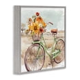 thumbnail image 4 of Stupell Industries Fall Florals Bicycle Botanical & Floral Painting Gray Framed Art Prints Wall Art, 24 x 24, 4 of 10