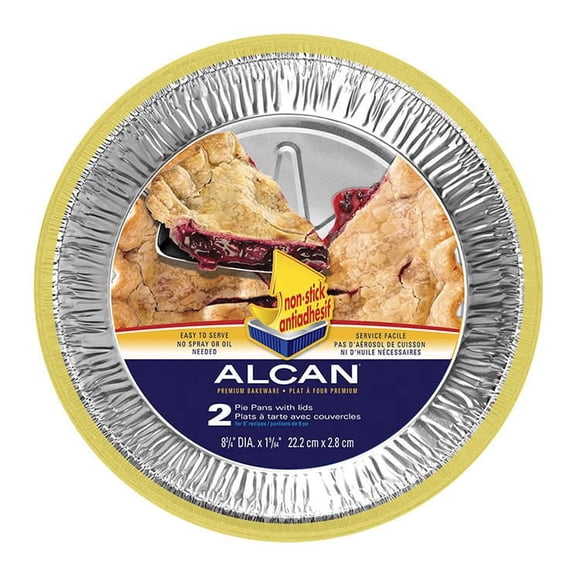 Alcan® Pie Pan Non-Stick Aluminum Foil Pan, 2 Pans