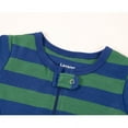 thumbnail image 6 of leveret striped footed pajama sleeper 100% cotton (3-6 months, red & grey), 6 of 10
