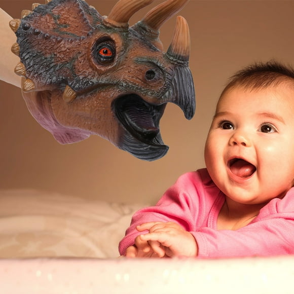 Marioneta de Mano de Cocodrilo Marioneta de Mano de Simulación Suave de Animal Juguete de Goma No Tóxico Juguete de Juego de Rol para Niños y Niños Pequeños ANGGREK Otros