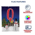 thumbnail image 5 of America Forever Winter Snowman Monogram Letter Q Garden Flag 12.5 x 18 inch Double Sided, Christmas Snowman Flag, Xmas Tree Winter Holiday Farmhouse Yard Seasonal Xmas Outdoor DÃ©cor, 5 of 5