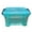 Light Blue, variant on Usloyux Candy Color Mini Storage Box, Transparent Acrylic Organizer, Small Jewelry & Cosmetic Case With Cute Lock, Portable Storage For Home & Travel,Blue