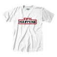 thumbnail image 2 of Space Happens Evil Dark Galaxy Nerd Men's Graphic T Shirt Tees Brisco Brands S, 2 of 7