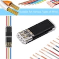 thumbnail image 4 of No-Stripping No-Soldering Quick Wire Connector Plug, Double Wire Splice Terminal for Electrical Cable Joint, D3 Type Fast Connection Clamp for Low Voltage Wiring Projects A, 4 of 5