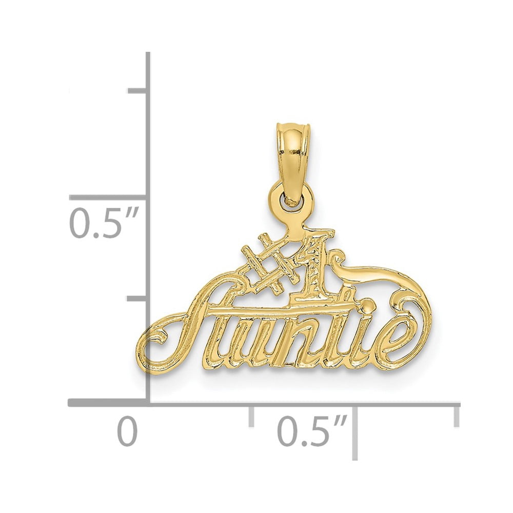 Finest Gold 10K No.1 Auntie Charm