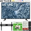 LG 43UP7000PUA 43 inch Series 4K Smart UHD TV (2021) Bundle with TaskRabbit Installation Services + Deco Gear Wall Mount + HDMI Cables + Surge Adapter