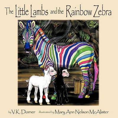 Little Zebra - The Little Lambs and the Rainbow Zebra