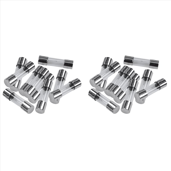 20 Pcs 250V 3A 3Amp Slow Blow Glass Fuses Tubes 5Mm X 20Mm