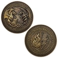 thumbnail image 1 of Dragon Commemorative Seize Your Destiny Theme Alloy Casting Inspirational Auspiciousness Commemorative, 1 of 2