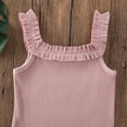 thumbnail image 3 of Hot Toddler Baby Girls Sleeveless Romper Ruffle One-Piece Bodysuit Jumpsuit Summer Clothes 0-24M, 3 of 5