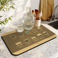 thumbnail image 3 of Improve Coffee Experience with 19.5x12in Mat Super Absorbent, Coffee Drying Mat Anti-Slip - Hide Stains - Great Under Coffee Machines & Kitchen Dish Drying Mats, 3 of 7