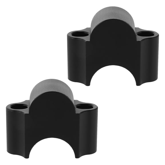 Milisten 1Pair Motorcycle Handlebar Riser Clamp Aluminum Alloy Compact Design for Motorcycle Compatibility