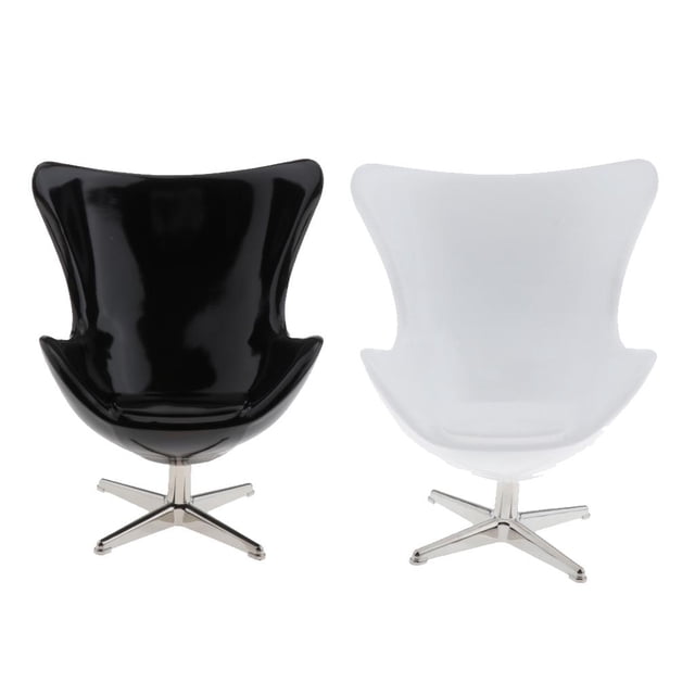 Sil giratoria en apariencia de huevo a 1/6 de 2 piezas para accesorios de de acción de , decoración de , muebles CUTICAT Juegos de sala de muñecas