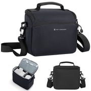 K&F CONCEPT Camera Sling Bag, Small Crossbody Camera Case for DSLR/SLR, Cute Compact Shoulder Photography Bags for Men Women Photographers-Black