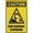 Warning Sign 3, variant on Caution Heavy Equipment In Operation Sign 8"x12" Rust Free Aluminum Signs Outdoor, Metal Tin Sign For Home, Business, Yard