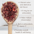 thumbnail image 4 of Darsa Organics Hibiscus Herbal Tea Supplements, Cut & Sifted, Antioxidants, Vitamin Infusions, 4 of 7