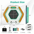 thumbnail image 3 of Goplus 8.7 ft Inflatable Floating Dock with Detachable Ladder Mesh Swim Lounge Beach, 3 of 10