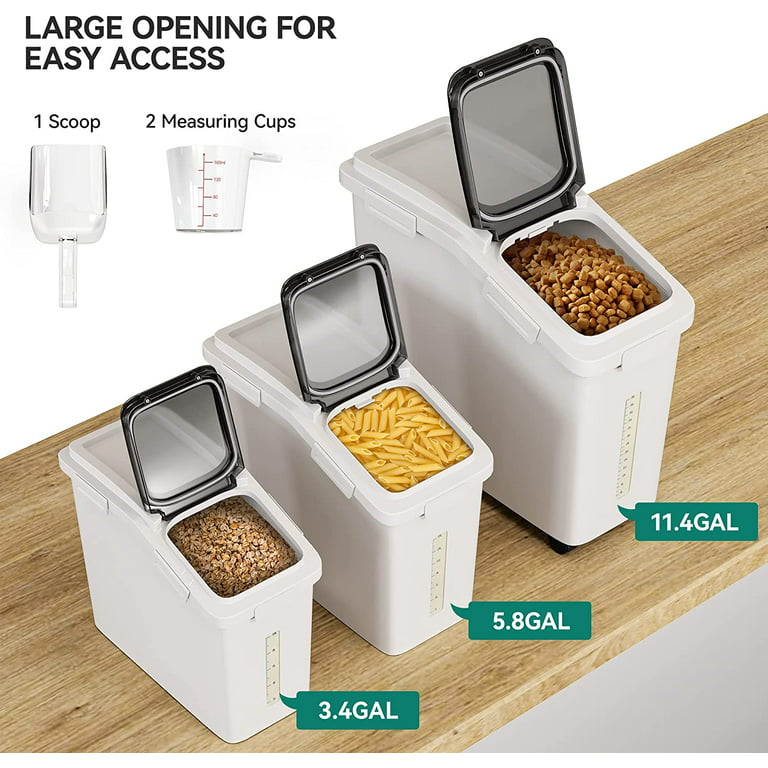Bulk Food Storage Containers and Ingredient Bins