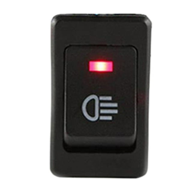 Chendee Asw-17D Rocker Switch On-Off 2-Position 4-Pin Led 12V 35A Fog Lamp Work Light,Red