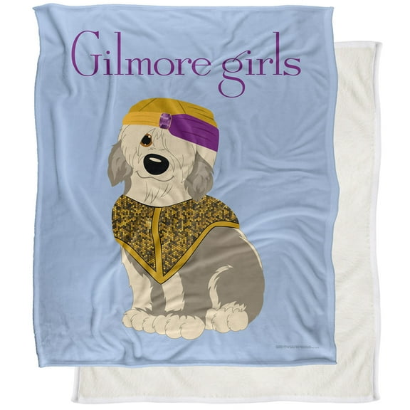 Gilmore Girls Dog Logo Silky Touch Sherpa Back Super Soft Throw Blanket