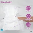 thumbnail image 4 of HOPE BABY Diapers Size 1(8-14 LBS) Disposable Baby Diapers Newborn Dry, 74 Count Softness & Comfort Fit, Leak-Proof Overnight Protection, 4 of 7