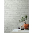 thumbnail image 5 of Seabrook Designs  Industrial Faux Brick Prepasted Wallpaper - 20.5 in. W x 33 ft. L, 5 of 7