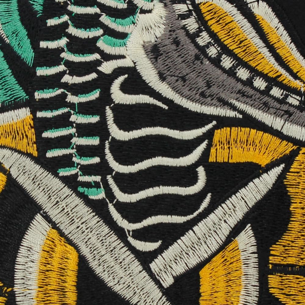 Flowers and Snakes Clothes Patches Embroidered Iron on Sew on Patches for Backpacks Jacket Motorcycle Patch 1 Piece