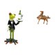 thumbnail image 1 of Estatua de rana y caballo, escultura de animal, figura decorativa creativa, adorno de mesa para chimenea, entrada, estante, regalo de cumpleaños, caba, 1 of 8