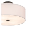 thumbnail image 2 of Meyda Tiffany 213074 Cilindro 4 Light 18" Wide Semi-Flush Drum Ceiling Fixture - Smoke, 2 of 4