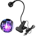 thumbnail image 4 of Lampe Ultraviolette LED 3W avec 4 Niveaux de Luminosité Dimmables Lampe à Col de Cygne Flexible Alimentée par Usb Lampe de Durcissement au Gel UV pour Fluo, 4 of 6