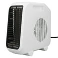 thumbnail image 2 of Calentador eléctrico de escritorio de 1800W, calentador de espacio doméstico portátil con ajuste de 2 engranajes para el hogar, oficina, enchufe del Reino Unido de 220V, 2 of 10