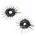 thumbnail image 1 of Terminal Remove Tool Set Stainless Steel Remove Tool Car Pin Portable Car Pin Wire Extracors Accessories, 38pcs, 1 of 7