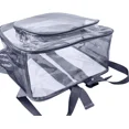 thumbnail image 4 of All About Her® Clear Backpack - See-Through PVC Bookbags Stadium Approved Waterproof Backpack, 4 of 5