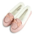 thumbnail image 5 of Jessica Simpson Womens Micro Suede Moccasin Indoor Outdoor Slipper Shoe, 5 of 9