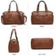 thumbnail image 2 of Bolso Dasein de piel vegana suave para mujer, color café, 2 of 6
