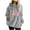 A01-Gray, variant on Christmas Hoodie Sweatshirts for Women Xmas Fuzzy Fleece Sweatshirt Faux Shearling Warm Sherpa Pullover Tops with Hood Gray,S
