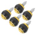 thumbnail image 1 of Pull Pin Spring Knob, Fitness Pop Pull Pin Knob, Spherical Design   Fitness Pop Pin 5 PCS Injection Molding Technology Bicycles For Exercise Bikes Black And Yellow, 1 of 8